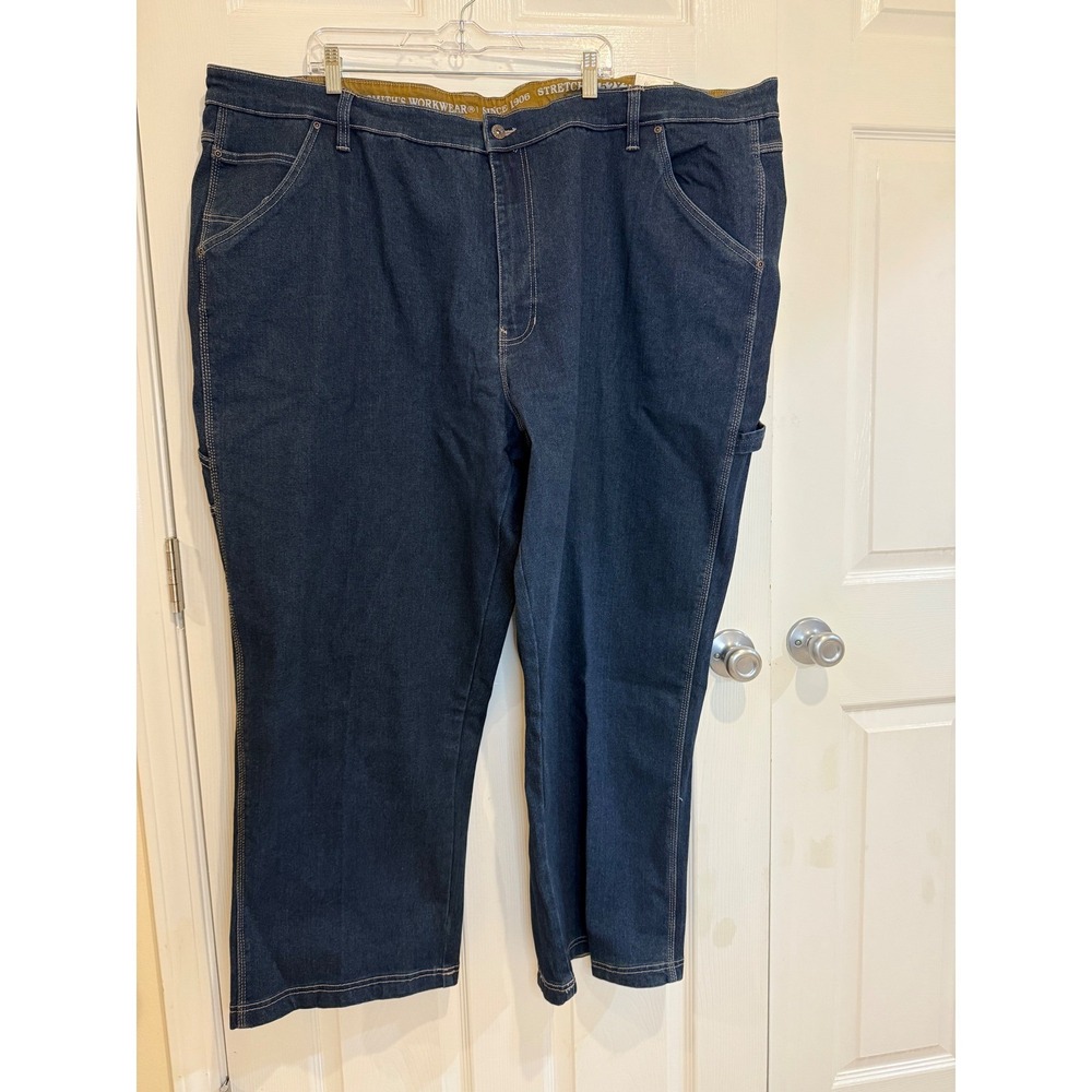Smith's Workwear Carpenter Jeans Stretch Denim Utility Pockets 52x30